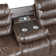 Denby 86.5" Polished Microfiber Reclining Sofa