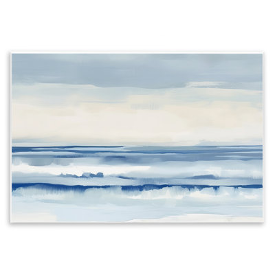  Abstract Layered Beach Waves Wall Plaque Art by Irena Orlov