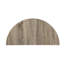 Table d'appoint en bois demi-lune avec 1 tablette inférieure-104901024