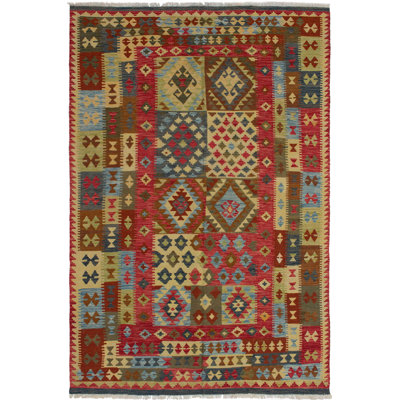Wool Abstract Indoor Rug