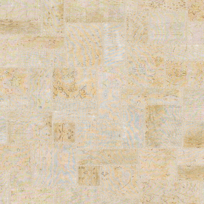 Tapis abstrait moderne 1428, Carré 7 pi