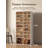 Foldable One-Piece Shoe Storage Rack Cabinet, Tool-Free Quick Assembly, Magnetic Clear Door, 9-Tier 36-Pair Capacity, Portable Closet and Entryway Organizer-2051592935