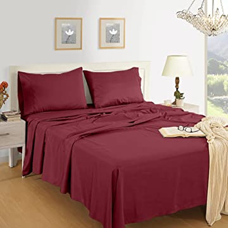 Sateen Sheet Set, White, Twin