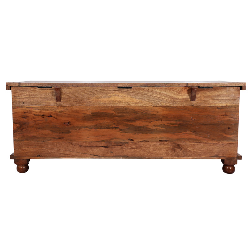 Antique Solid Wood Trunk Box