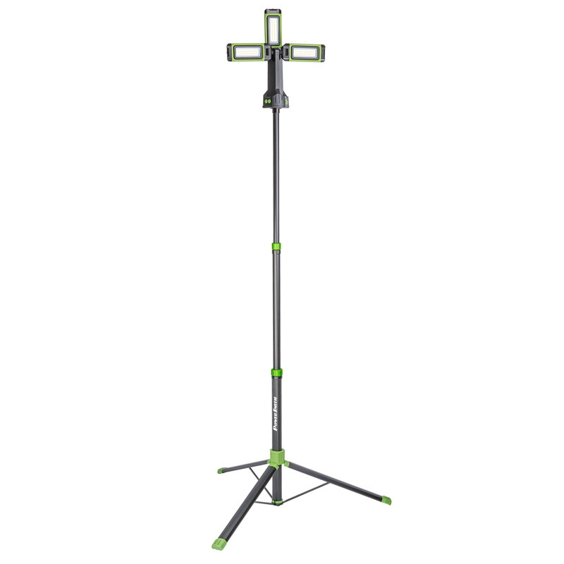 Powersmith 4500 Lumen Rechargeable Led Work Light With Tripod