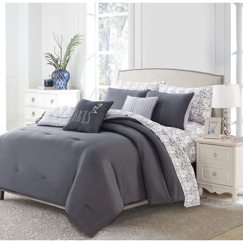 Como Polyester Comforter, Queen Comforter + 8 Additional Pieces