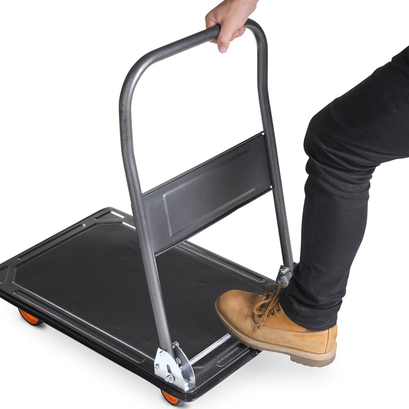 VonHaus 150kg Capacity Platform Truck - Multi-Functional Folding Platform Truck for Easy Transportation / Heavy Lifting