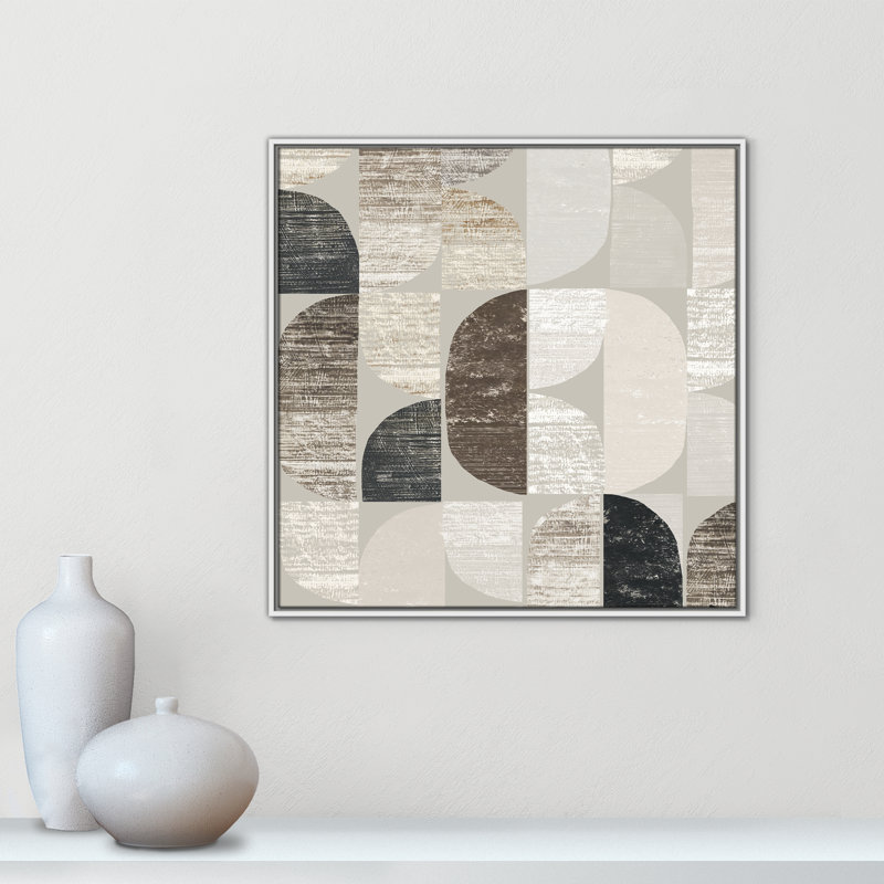 Shape and Form II - Square Version Print par Tom Reeves, Blanc, H 31,5 po x l 31,5 po
