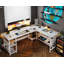 Amarpreet L-Shaped Writing Desk with Power Outlet-412317442