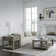  Shimeck 3 Piece Living Room Table Set w/ Casters & Two End Tables