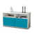 High gloss white/Turquoise