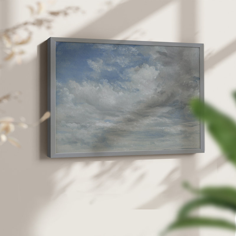 Paysages rétro-Cccxix - reproduction encadrée, H 16 po x l 20 po, Gris