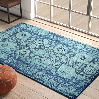 Colfin Washable Floral Indoor Rug