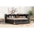 Full Size L-Shaped Bookcases Bed With Power Outlets, USB Charging Ports,Two Drawers-1349421313-1349421314