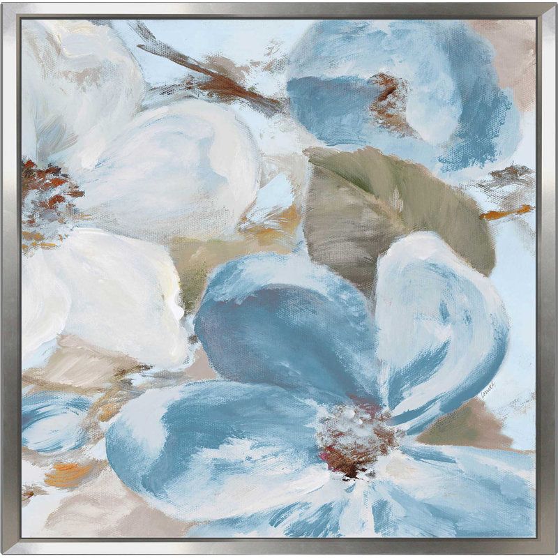 «Neutral Silamment Bloom I», reproduction de peinture à l'huile sur toile, H 31,5 po x l 31,5 po x P 2 po