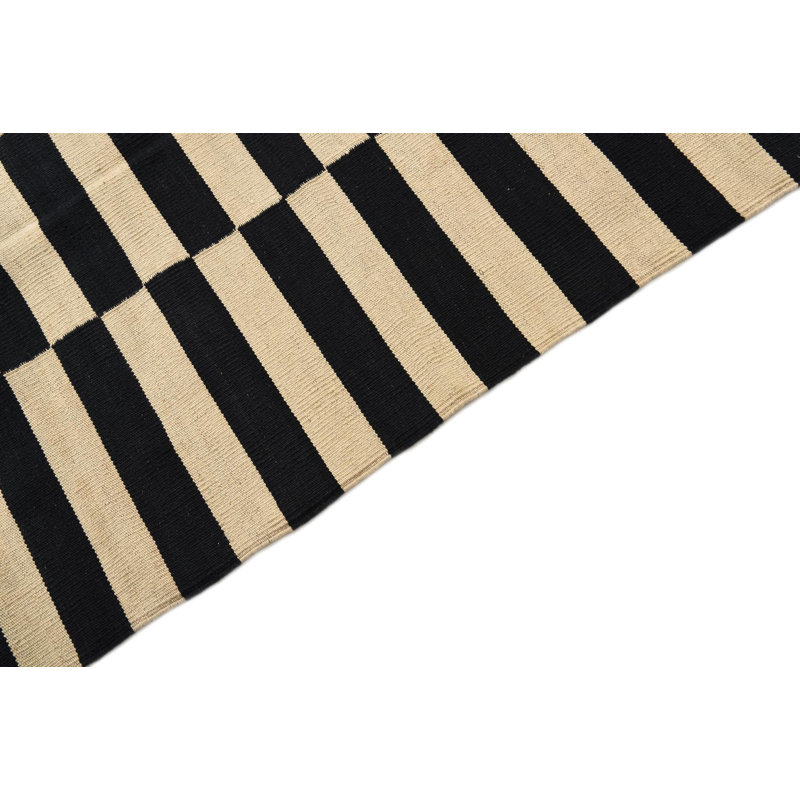 Tapis noir et blanc Orta
