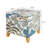 Square Botanical Print Upholstered Storage Ottoman-121118726