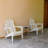 Outdoor Adirondack Chair, Foldable With Dual Cup Holder, Composite Material With Wood Texture-1712316112