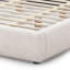 Structure de lit plateforme rembourrée avec tête de lit surdimensionnée en peluche-2059603041