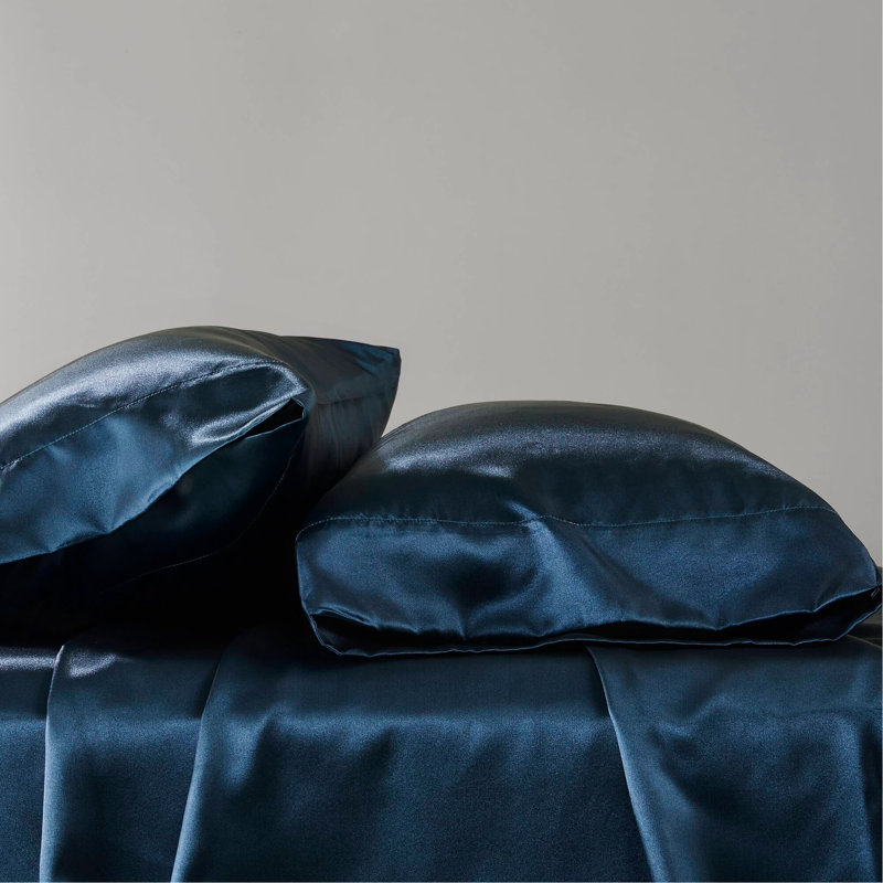 Ensemble de draps Satin Luxury, Couvre-lit double + 5 pièces supplémentaires