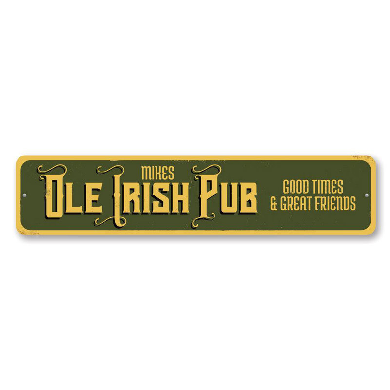 Plaque en aluminium Ole, H 6 po x l 24 po x P 0,06 po