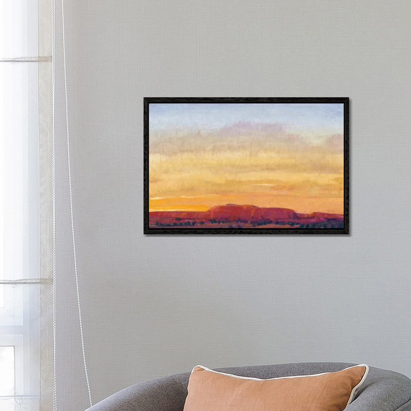 Red Rocks II by Tim OToole - Gallery-Wrapped Canvas Giclée on Canvas, Black Framed, 66.04 cm H x 45.72 cm W