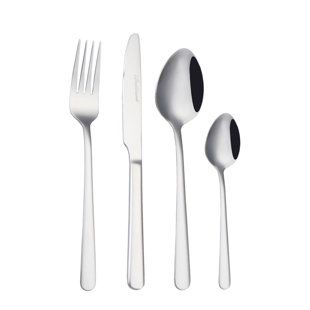 Ensemble de couverts 16 pièces en acier inoxydable, service pour 4