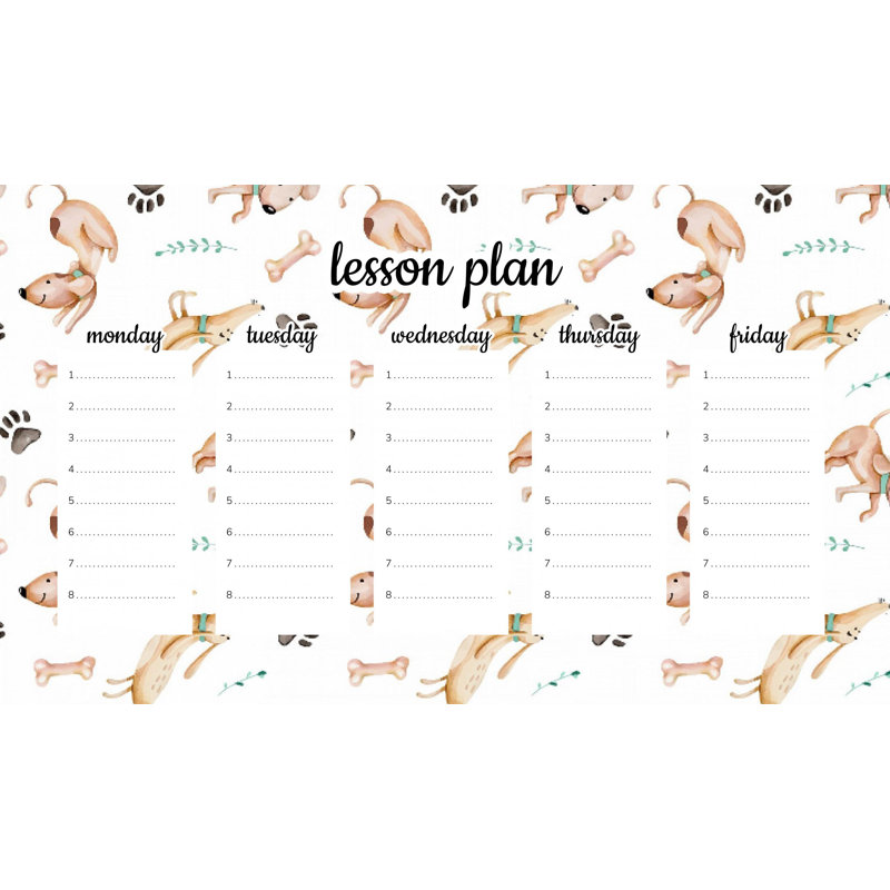 Magnetic Lesson Plan Puppies on the Run