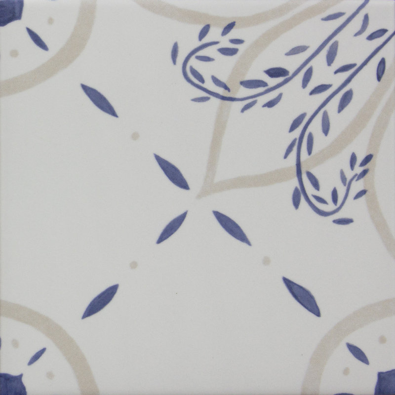 Carreau de porcelaine Santorini, Gris