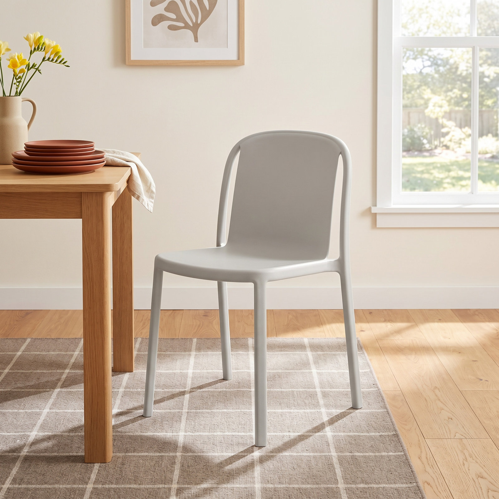 Decade Dining Chair, Putty