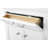 Tiosha 42" Single Bathroom Vanity In White With Engineered Stone Top