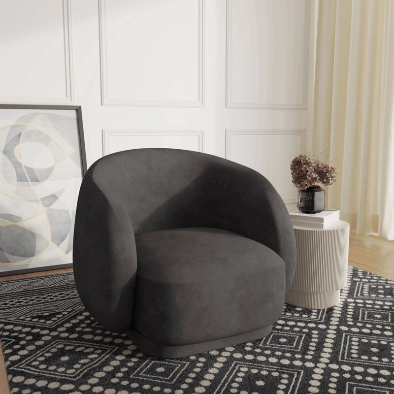 Fauteuil d'appoint Mercer41 Arnfried, Gris clair