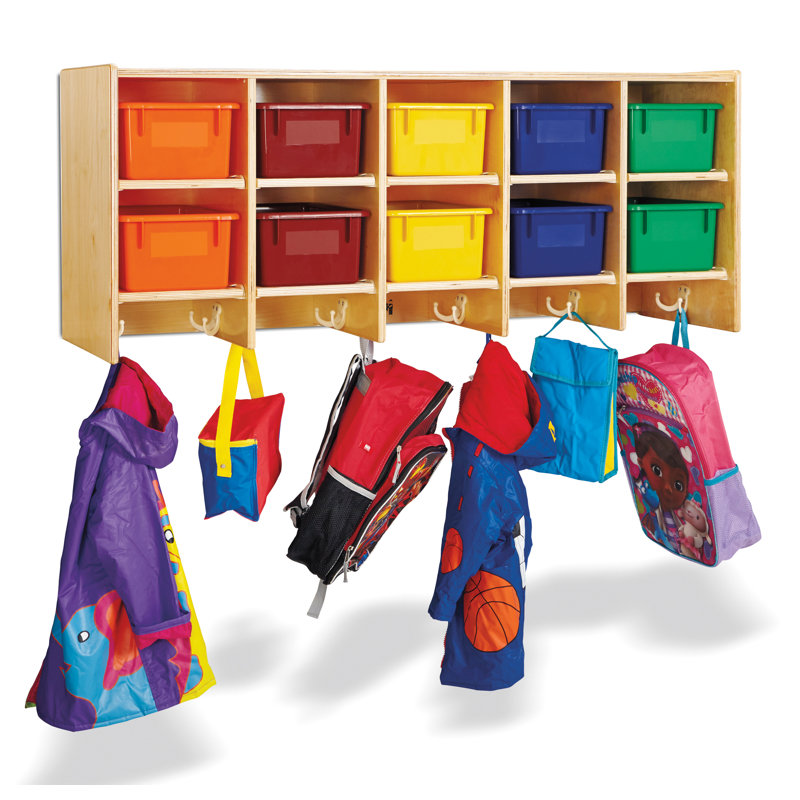 Casier mural à 10 sections Jonti-Craft®, Coloré