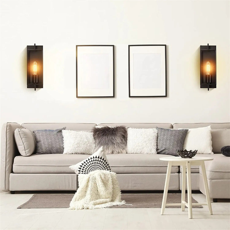 Chafsris Iron Flush Mounted Sconce, No