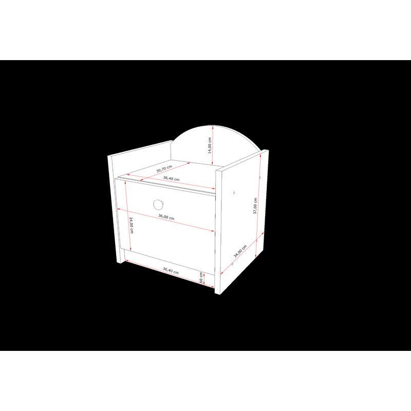 Plunkett Bedside Table