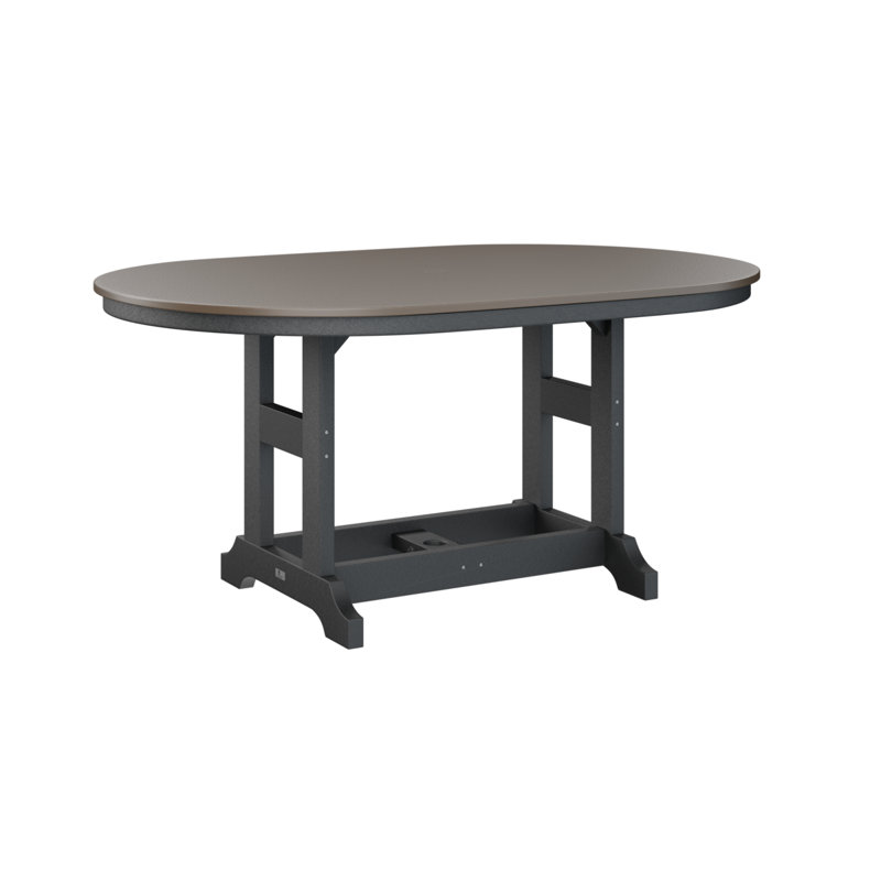 Table de salle à manger Berlin Classic, Bronze martelé, Noir