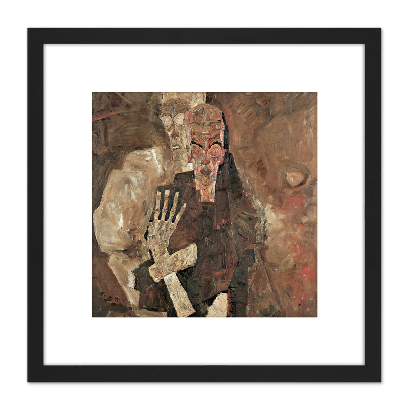 Egon Schiele Self Seer II Death Man by Egon Schiele - Single Picture Frame Painting