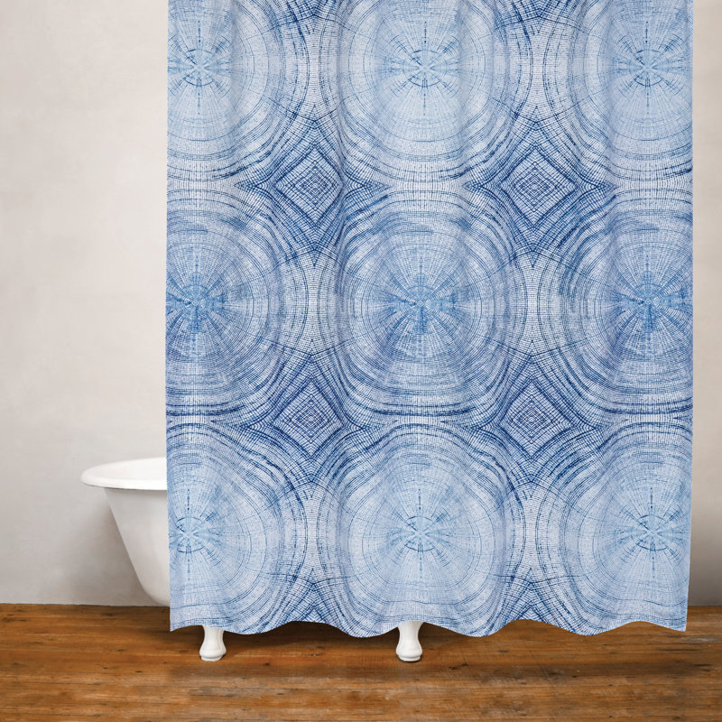 Joncas Geometric Shower Curtain