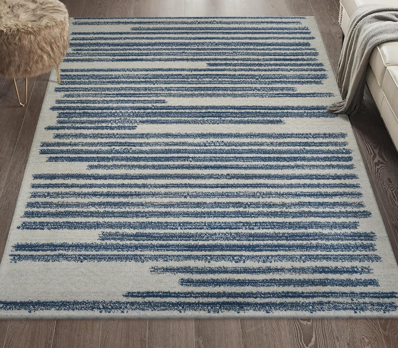 Rosecliff Heights Catrice Striped Rug | Wayfair