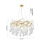 Lustre géométrique unique à 12 lumières
