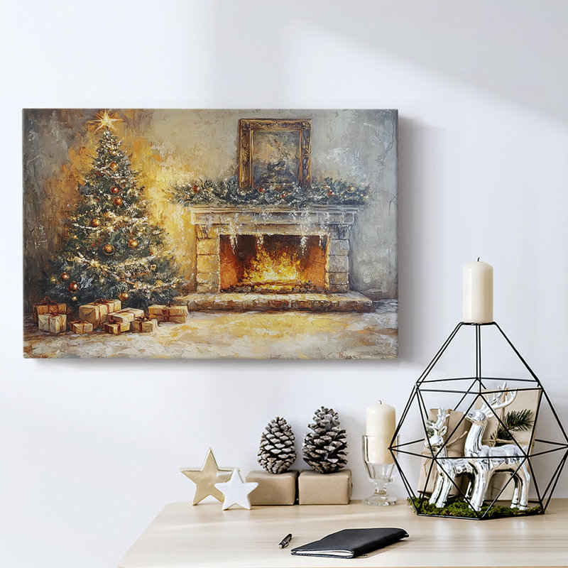 Christmas Holiday Arts - Toile tendue avec châssis