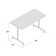 Nihit Mobile T-Base Training Seminar Table