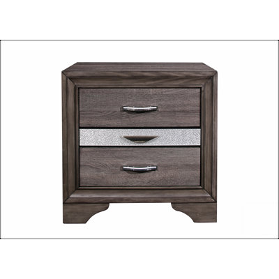 Table de chevet Ryder Sparkle avec une construction durable et un design moderne, parfaite pour les espaces compacts et la décoration intérieure élégante.