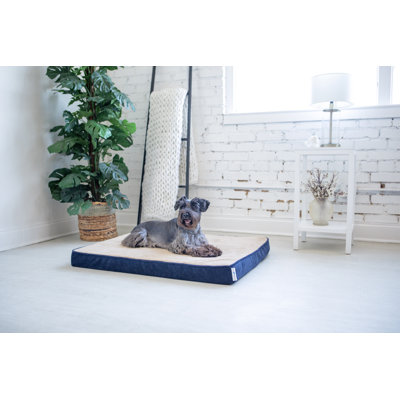Lit pour chien en mousse orthopédique Pet-mat La-Z-Boy Bentley brun pour chien de 25 lb ou moins avec mousse de soutien durable, amovible et lavable de haute qualité