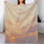 Jeté en flanelle Sunset Sky Clouds-134400095