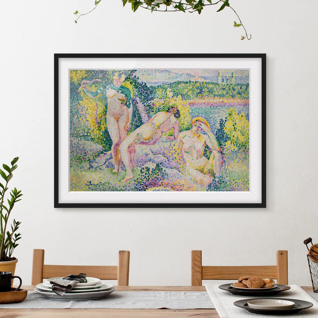 Gerahmter Kunstdruck Nymphs von Henri-Edmond Cross