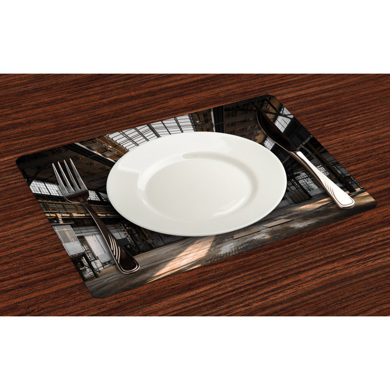 Polyester Abstract Rectangle Placemat