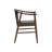 ARAN DINING ARMCHAIR - ONYX LEATHER - Black