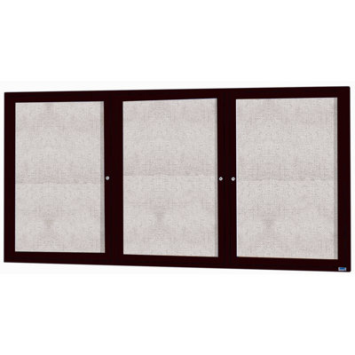 Wall Mounted Enclosed Bulletin Board