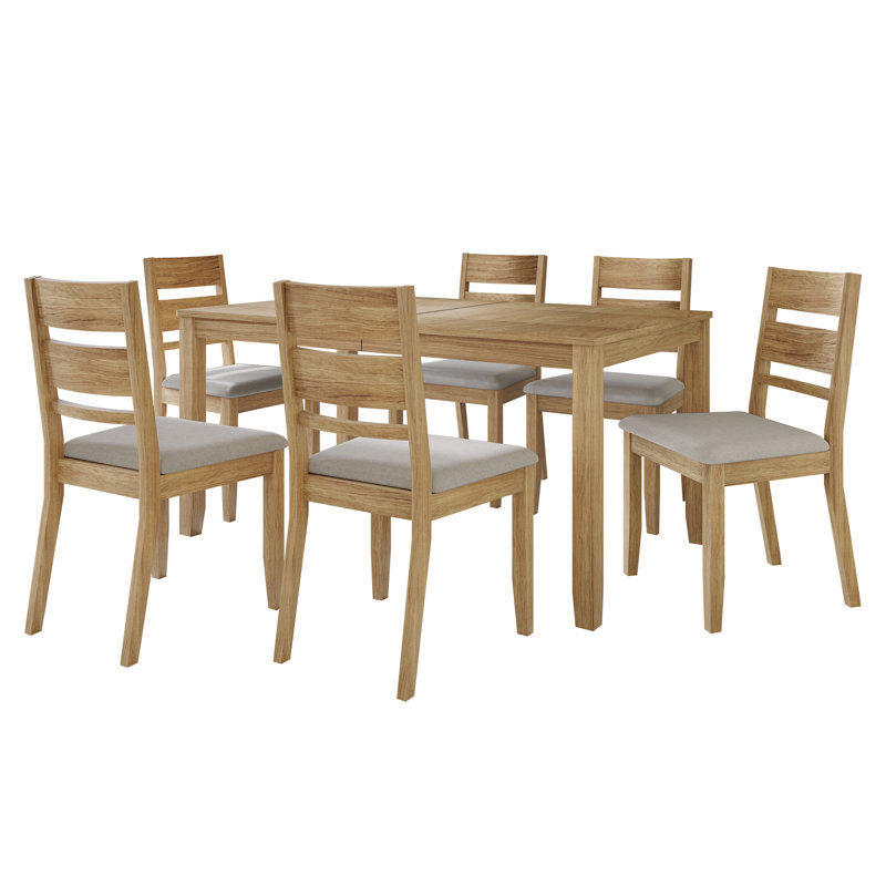 Ensemble repas 6 personnes Ocossio, Naturel